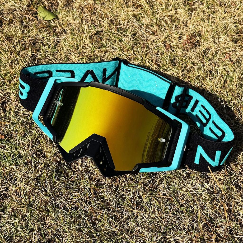 High-quality motorcycle riding goggles, UV protection, dustproof, off-road helmet goggles, downhill windproof glasses