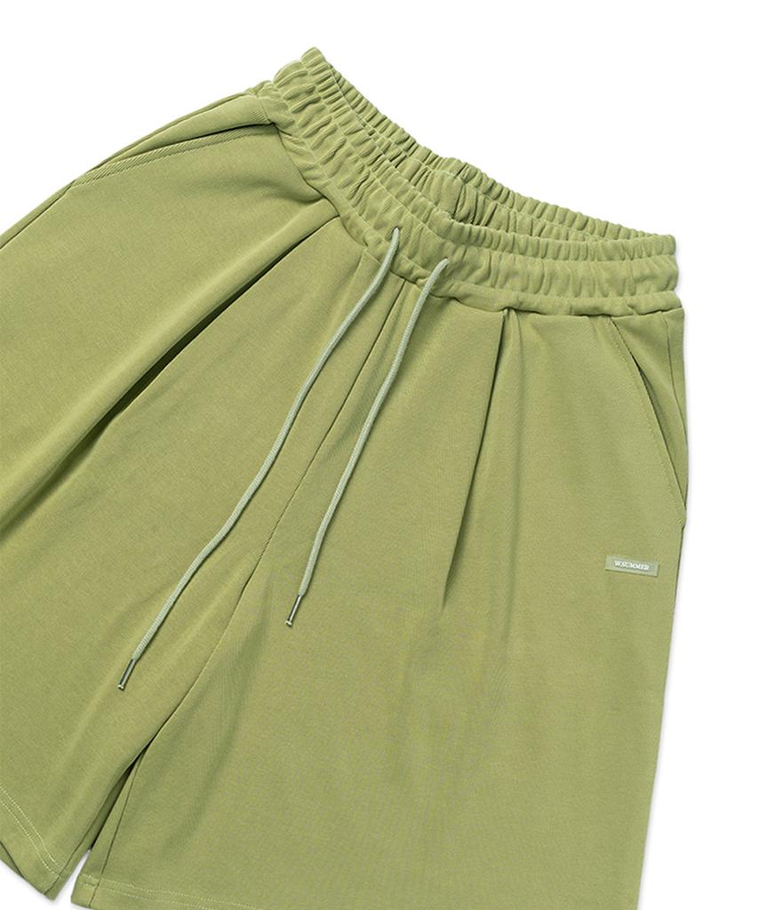 WITHOUT SUMMER Cozy Sweat Shorts_Olive