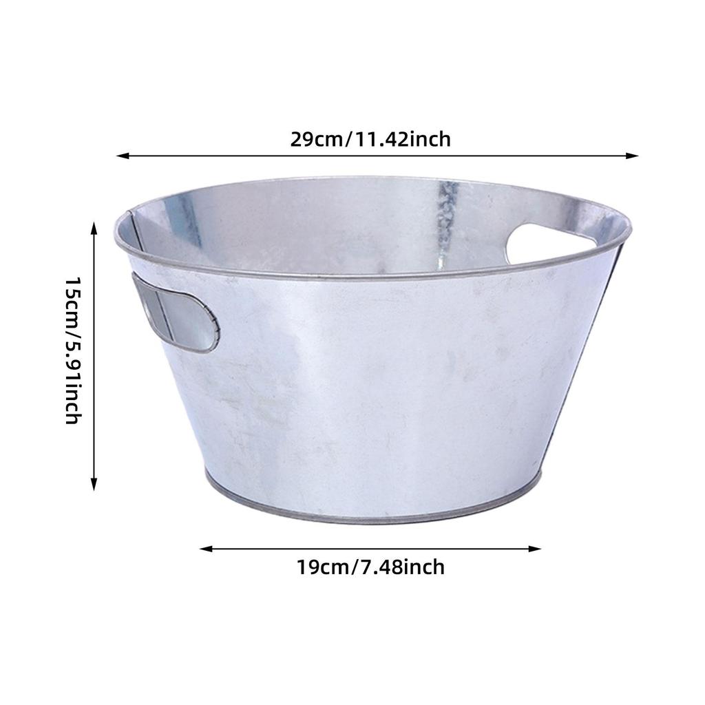 Plastic Cooler Chilling Storage Holder Beverage Chiller Bin Food Grade Leakproof Ice Beer Bucket for Cocktail Bar Home
