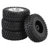 RC Car Tires Rubber Sturdy Remote Control Pickup Truck Wheel Tires Replacement for MN82