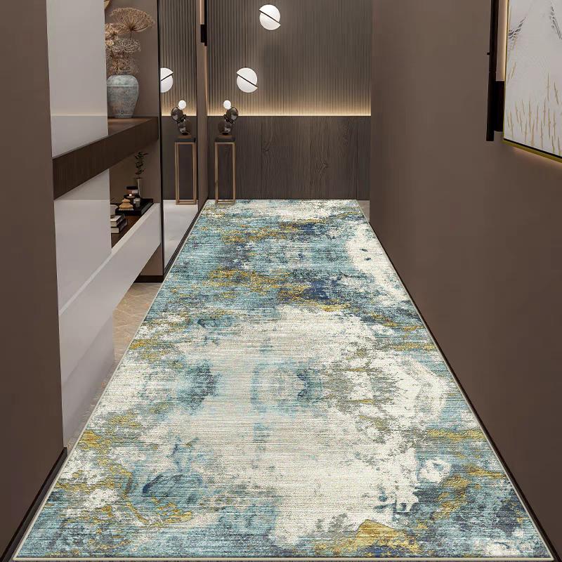 Современный ковер-дорожка для коридора для украшения прихожей, гостиной, дома, прохода, напольные коврики, роскошный декор прихожей, ковер-длинная полоса
