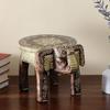 Elephant Stool, Rajasthani Style Decorative Items for Living Room, Office, Bedroom, Showcase