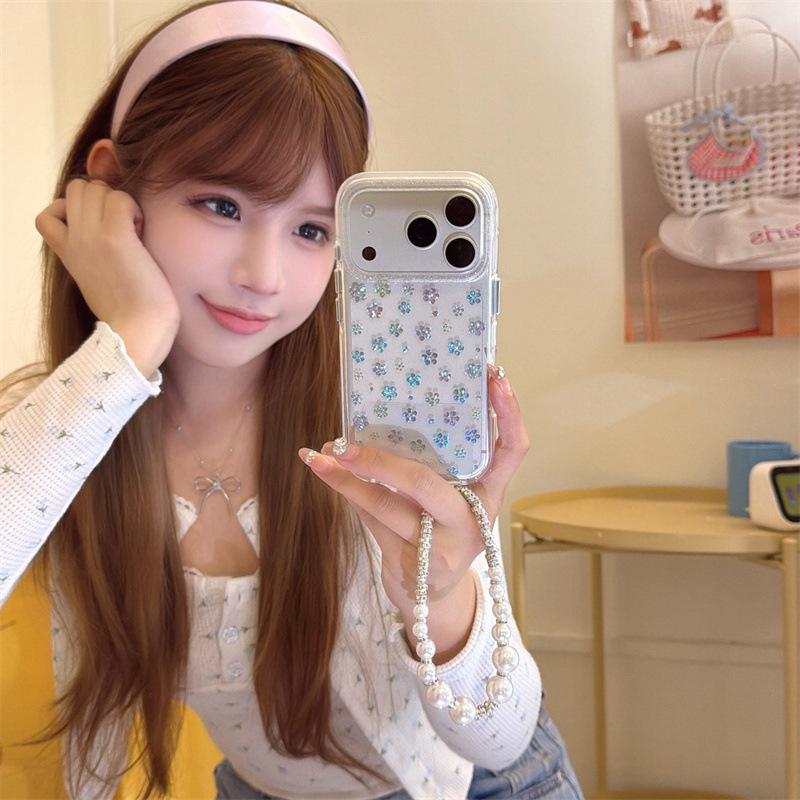 Элегантный пастельный цветочный чехол для телефона для iPhone 14/15/16 Pro Max/17