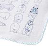 Isamu Shokai Cotton Double Gauze Made in Polar Bear 5 Baby Bath Skincare Towels Suitable for Bathtime and Sensitive Skin 100% Handkerchiefs, Japan,