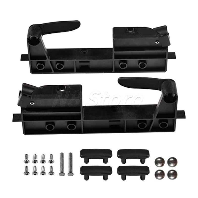 570E35 For Dometic Heki Caravan Motorhome 2PCS Rooflight Lift Handles Kit Black Easy tallation Car Accessories