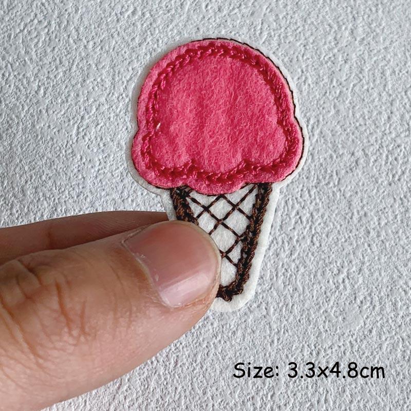 Cartoon Animals Embroidered Iron Patch For Clothing DIY Striped Sewing Patch