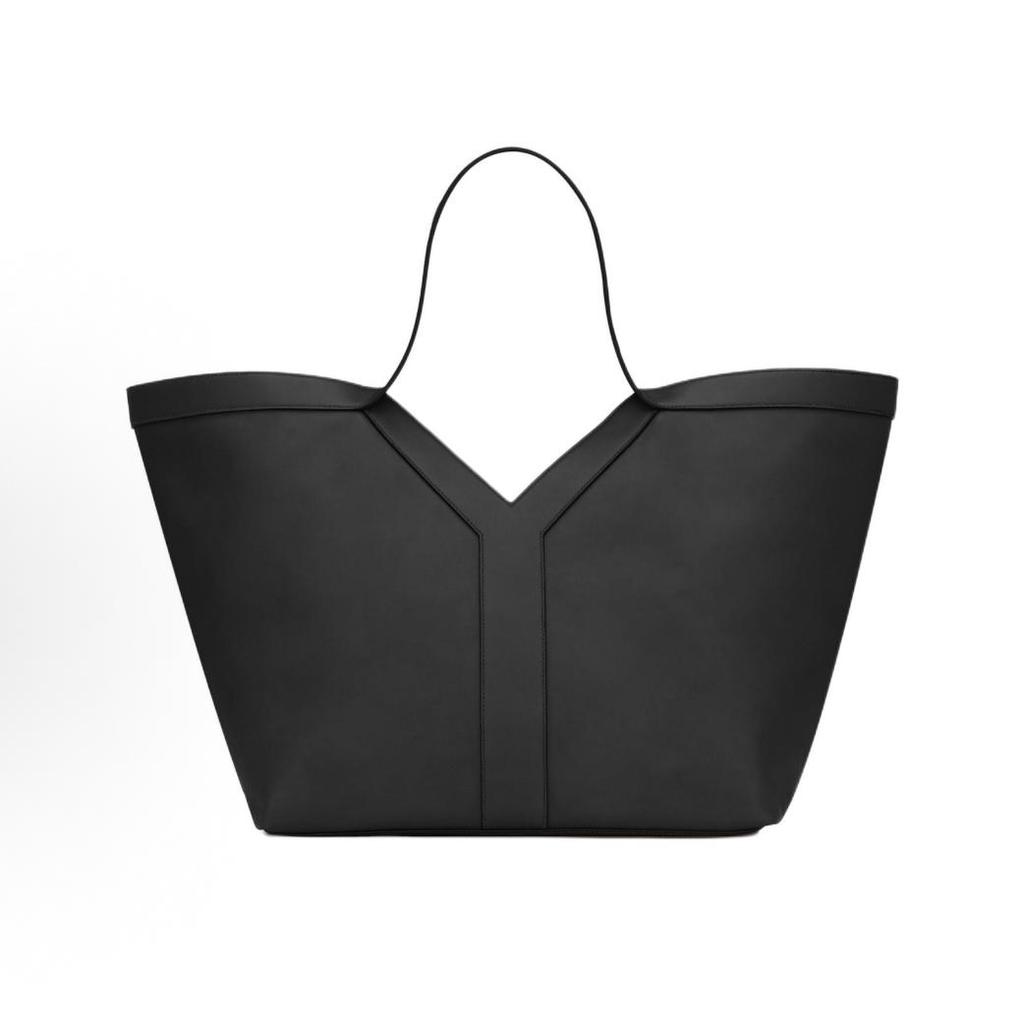 [Pre-Owned] Saint Laurent Y Tote In Leather 'Nero' - Unused #IKVWO9