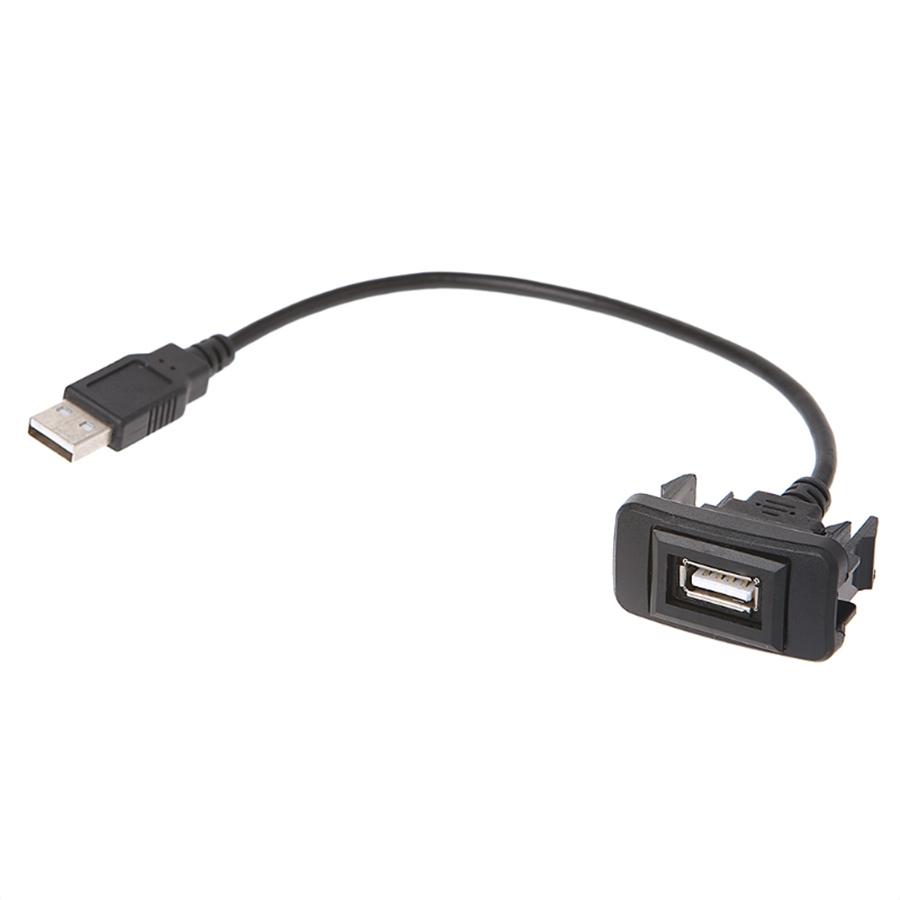 Кабель-адаптер AUX USB-порта 12-24 В Проводной USB-адаптер для Toyota VIGO