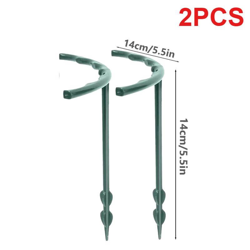 2-12 шт. Пластиковая опора для растений, колышек, каркас, тепличная композиция, полукруглый фиксирующий стержень, опора для комнатных цветов, вьющихся растений