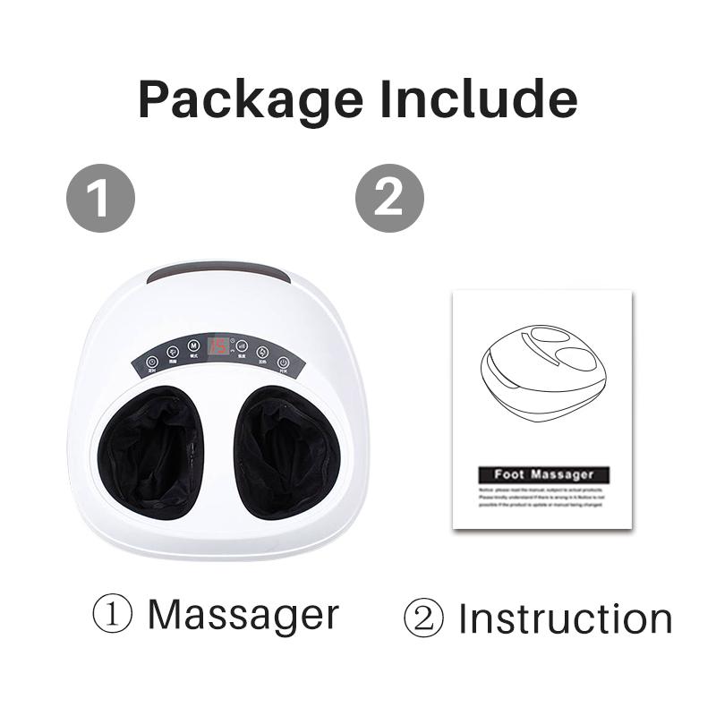 JINKAIRUI Foot Massager Heating Kneading Airbag Squeeze Acupoint Massage Machine Fully Automatic