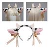 Great Milk Cow Ears Hair Clip Cartoon Role Playing for Head Loop Headgear Costume Party Hairpin Themed Parties Headdress