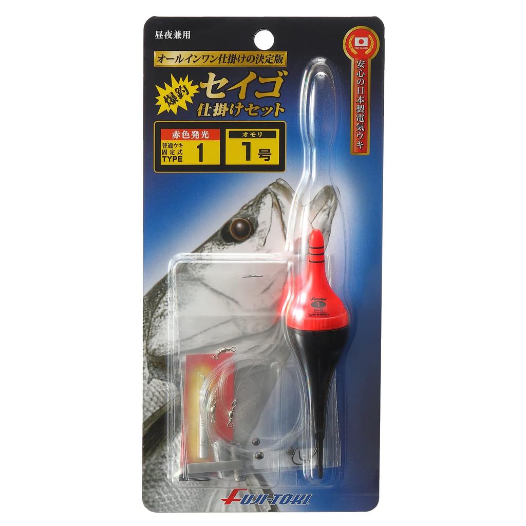 Взрывной рыболовный набор Seigo Тип 5 для кастинга с красным светодиодом и электрический Сделано в Японии Fuji-Toki Fishing! Дальнобойный сверхяркий поплавок,
