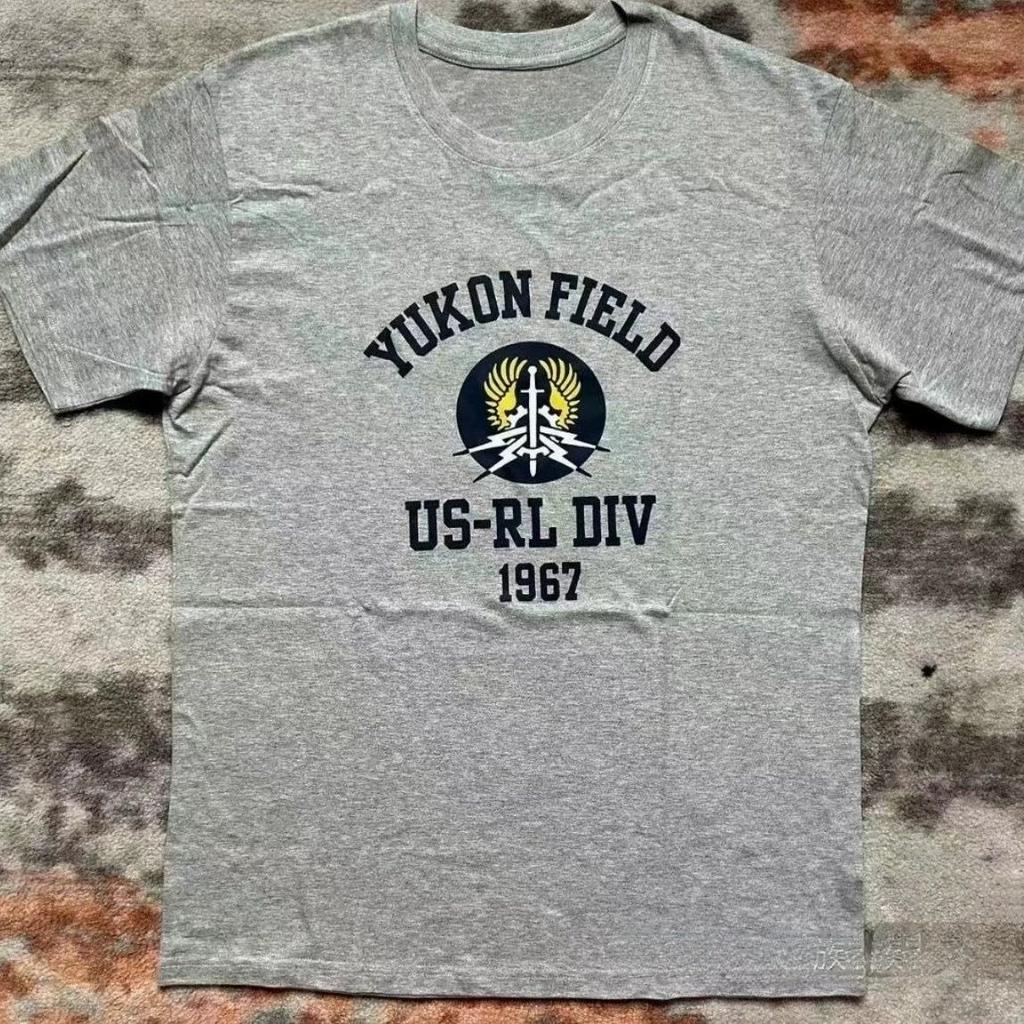 Summer Trendy Brand RL Simple Solid Color Round Neck Short-sleeved Cotton T-shirt Letter Printing Men's Versatile Casual Top Y2k