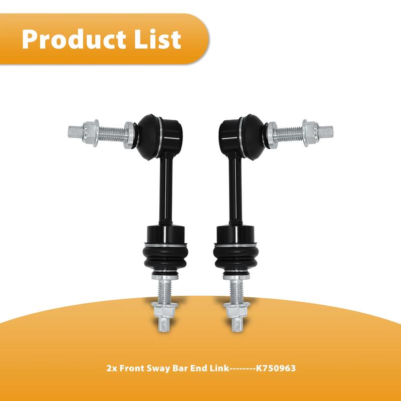 Svenubee 2pcs Front LH RH Suspension Stabilizer Sway Bar Links Kit for GMC Sierra 1500 Chevrolet Silverado 1500 2019 2020 2021