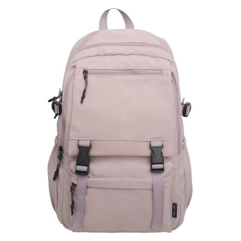 Мужской однотонный рюкзак для женщин, большой емкости, дорожный рюкзак, школьный рюкзак для школьников