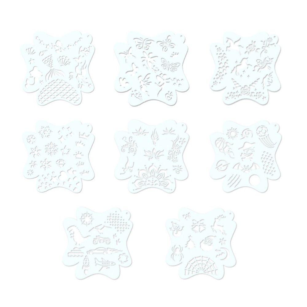 Hollowed DIY Body Art Paint Stencils Copying Stencils Makeup Painting Template  Scrapbooking
