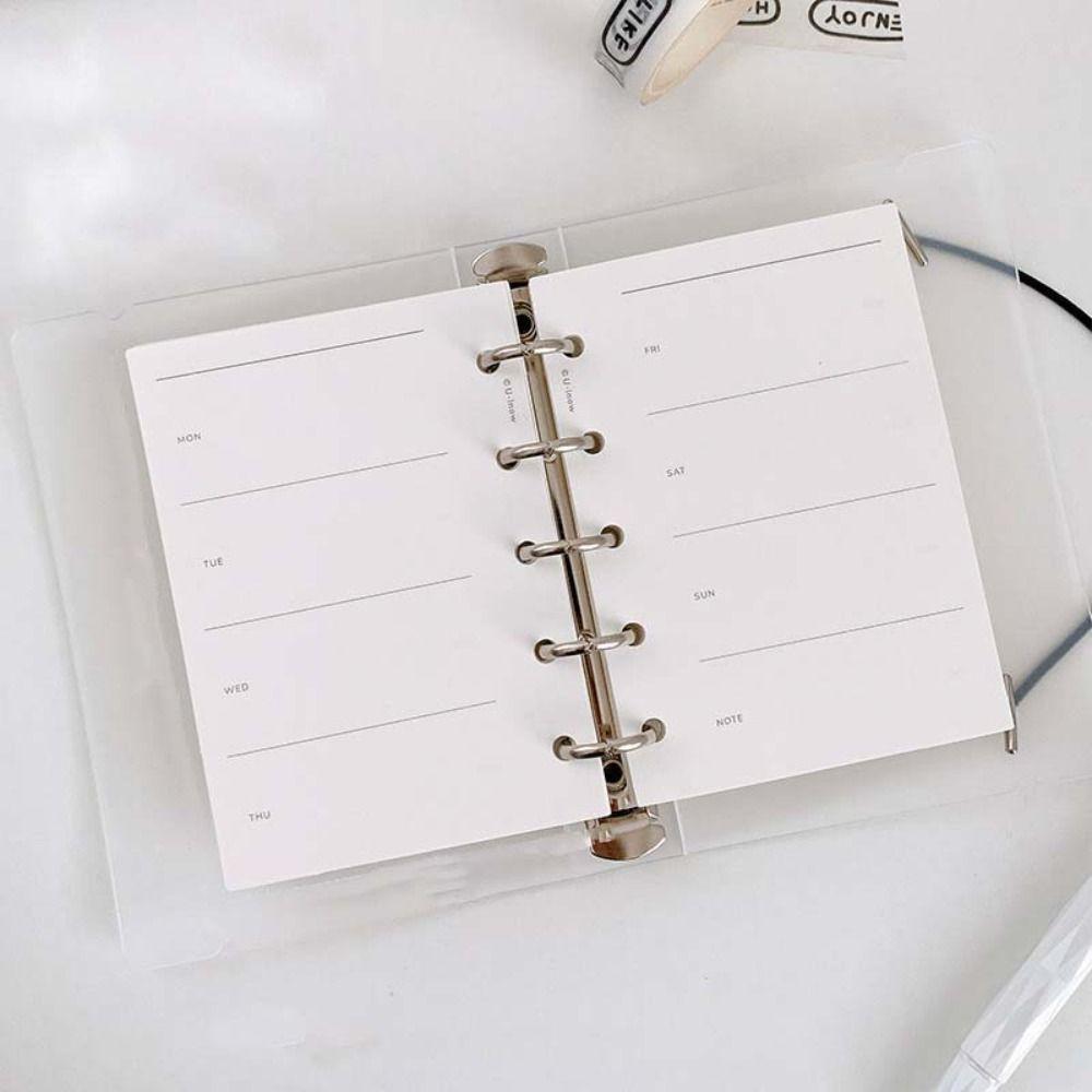 50 листов M5 A8 сменная бумага для блокнота сменная спиральная папка для блокнота студент