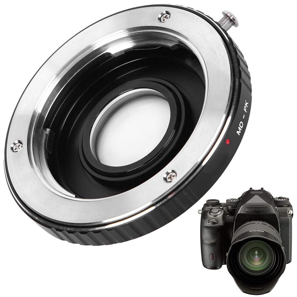 Fikaz MD‑PK Adapter Ring with Correct Lens for Minolta MD Mount Lenses to for Pentax PK Mount Camera