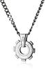 Police Reactor Stainless Steel Necklace for Men, 24232PSS01