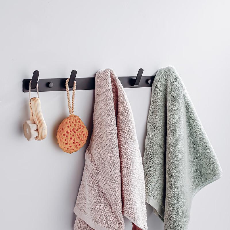 ZNMW Punch-Free Space Aluminum 7-Hook Wall Hanger