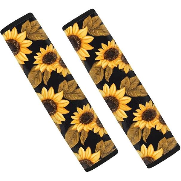 SEANATIVE Винтажный Американский Флаг Печать Накладка на Ремень Безопасности Автомобиля Защитный Чехол на Ремень Безопасности Комплект из 2 шт. Декор Салона Автомобиля