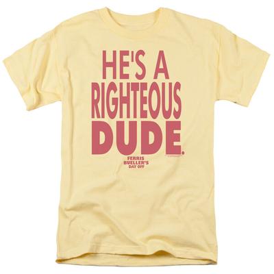 Футболка унисекс «Ferris Bueller's Day Off Righteous Dude Movie» с бананом