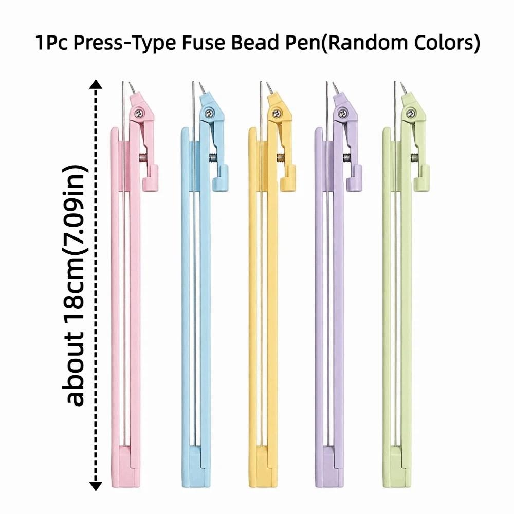 2in1 Press-Type Fuse Bead Pen Handheld Automatic Bead Dispenser Handmade Craft