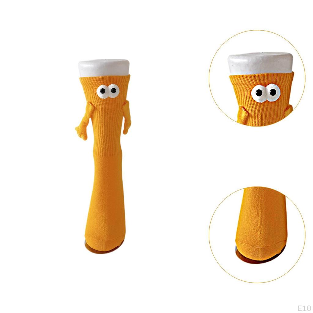 Парные носки Держащиеся за руки Повседневные Длинные гольфы Складываемые Средней длины Трубчатые Ниточные Смешные