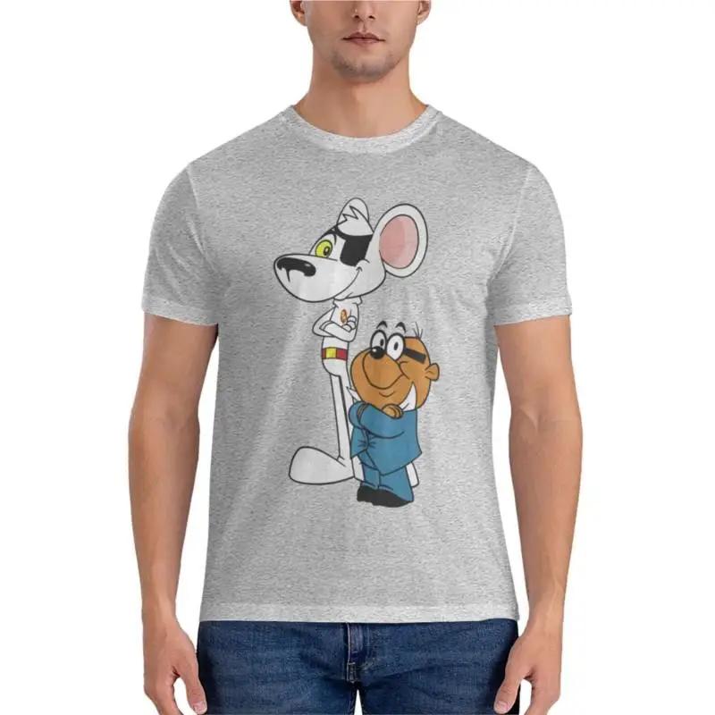 Danger Mouse And Penfold Gift Halloween Day Thanksgiving Christmas Day Classic Tshirt Summer Top Plain T Shirts Men