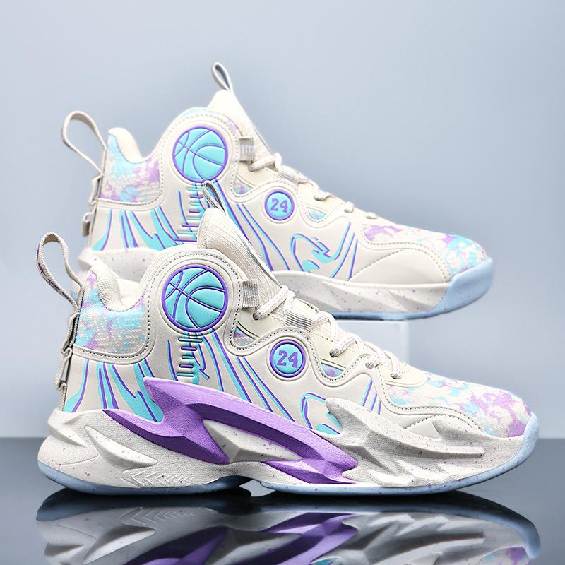 2024 New Men's Basketball Shoes Cushion Anti Slip Sports Shoes Fitness Training Shoes Male Basketball Boots Basket Sneakers