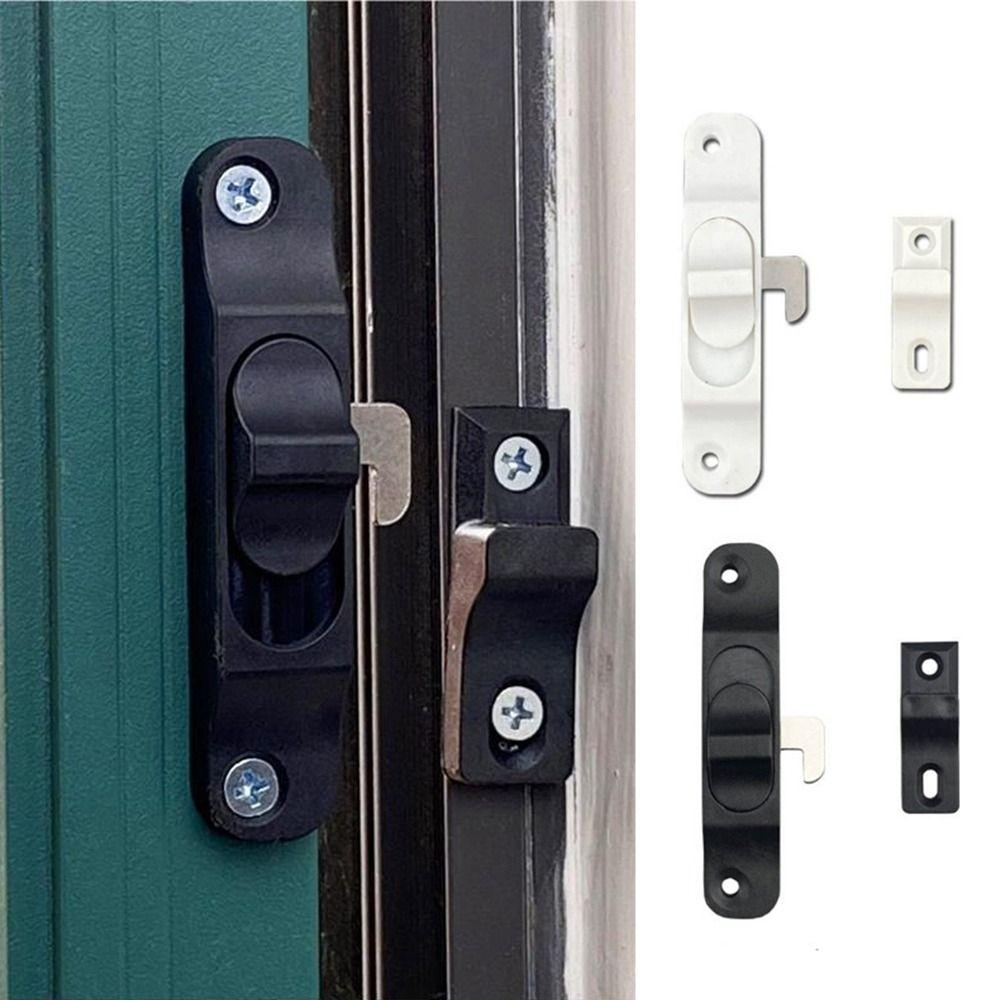 Aluminium Alloy Window Hook Lock Hardware Door Lock Buckle New Sliding Pull Door Lock Window