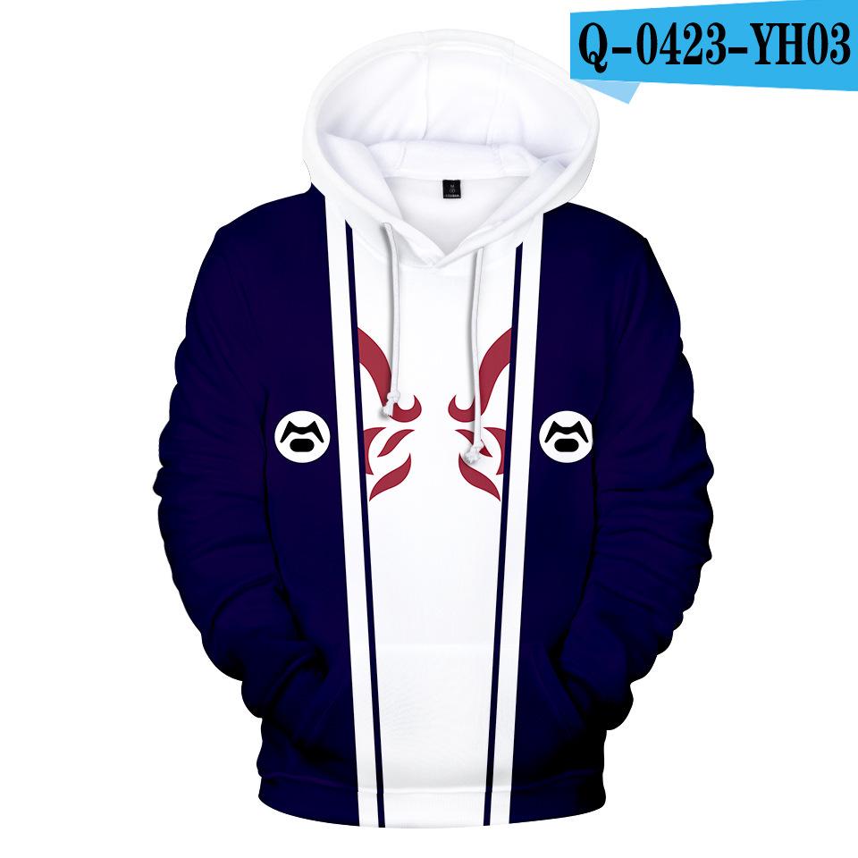 2024 Наруто Толстовка Четвертое Шестое Поколение Японский 3D Капюшон Мальчики и Девочки Детская Одежда