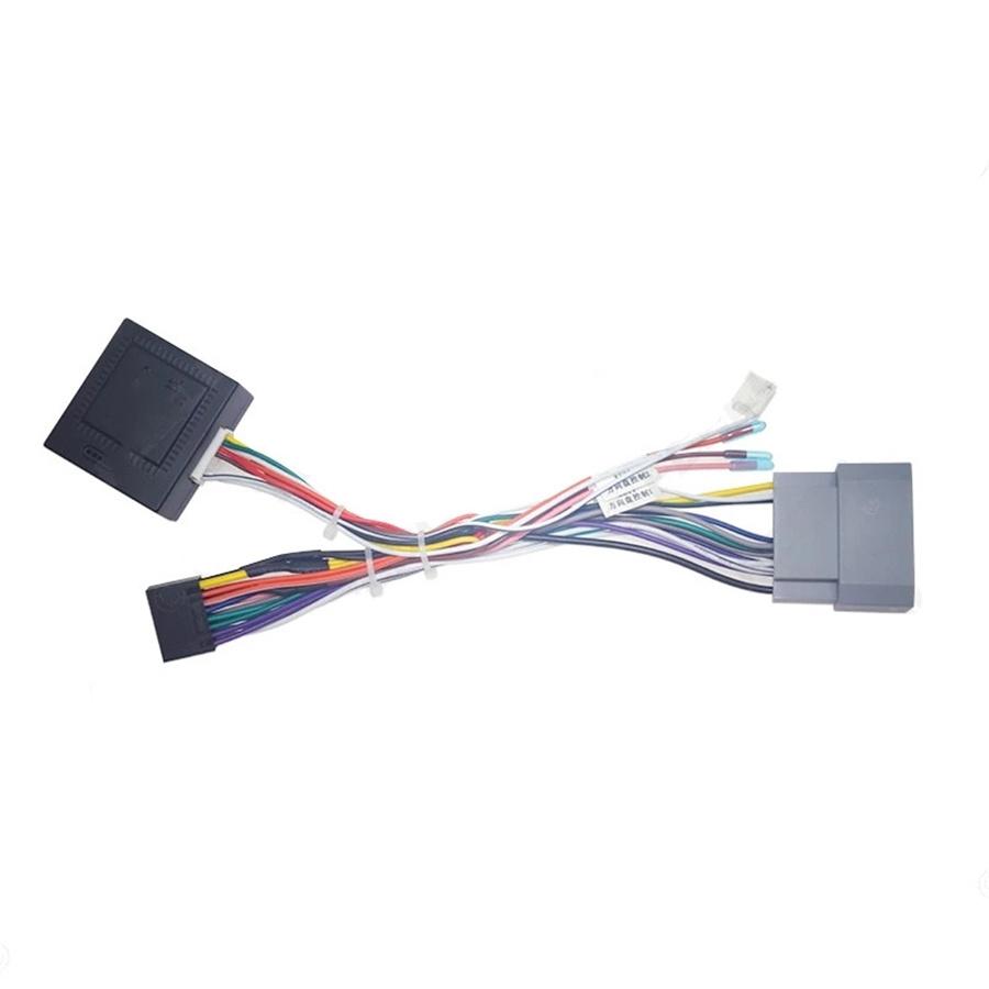 For 2008-2018 Jeep Wrangler JK Android Stereo 16 Pin Wiring Harness with Canbus