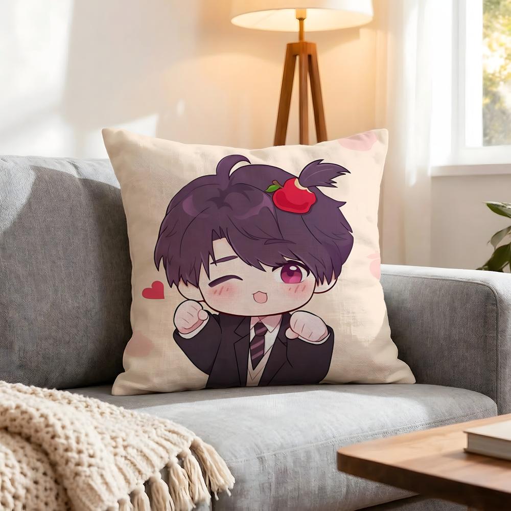 Game Love And Deepspace Cushion Cover 1Pcs Decorative Covers Soft Cushion Case For Sofa Couch Decor 40X40 45X45 Pillowcases
