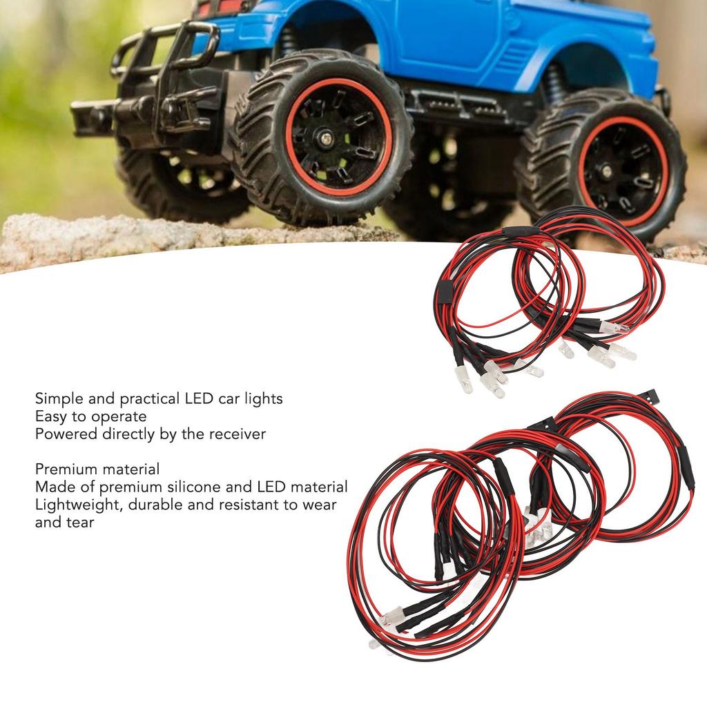 4PCS 1.9in RC Tires Rubber Shock Absorption Slip Resistance Wheel Tyre for 1/10 Remote Control Crawler Car