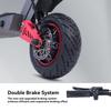 H8 off road electric scooter dual 6000W motor 60V 28Ah battery front and rear dual suspension 11 inch all terrain tires high spe