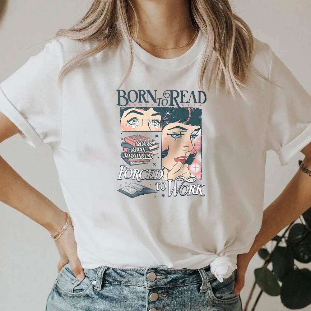 Рожденный читать Книжный комфорт Цвета Футболка Забавный читатель Книгоман Книголюб Пикантные книги Темный роман книга Футболка Подарок Booktok