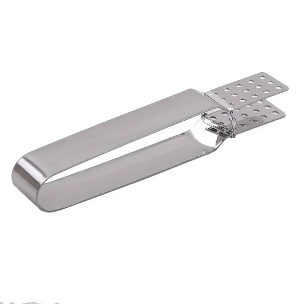 1 шт. Зажим для чайных пакетиков Утолщенный лимонный пинцет Зажим для льда и сахара для барбекю Домашний кухонный гаджет Щипцы для чайной посуды Выжималка Зажим для еды