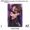 ATEEZ 2-й альбом WORLD EP.FIN WILL. Наклейка для фотокарты Z версия. КПОП К-ПОП