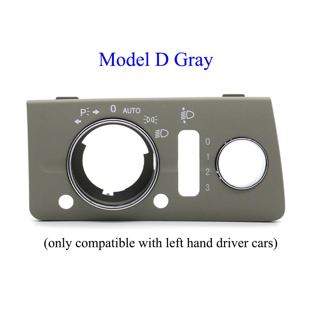 W211 Dashboard Black Beige Headlight Lamp Switch Cover Panel For Mercedes Benz E Class 320 350 550 2003 2004 2005 2006 2007 2008