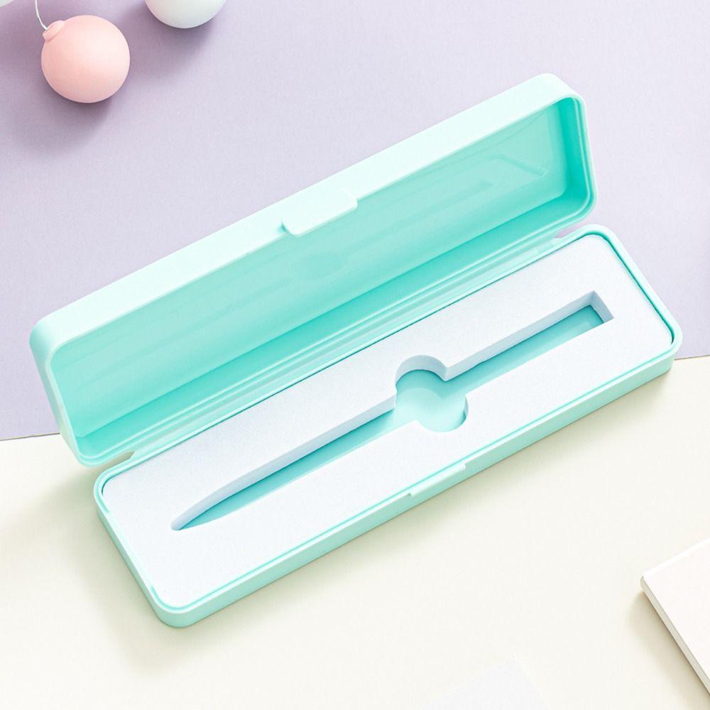 Изысканная упаковочная коробка для ручек, коробка для авторучек ярких цветов, коробка для хранения ручек, школьные и офисные принадлежности