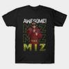 Мужская черная футболка с принтом The Miz Повтор Печать на трансферной бумаге без вырезания Хлопковая футболка
