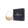 Coach Payton 28 Classic Monogram Zipper Closure Faux Leather Half Moon Bag Women handbags White CE620-IMV3C