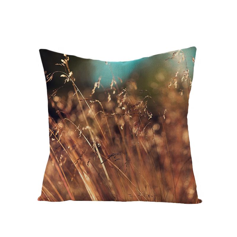 Дом Тропическое Растение Зеленые Листья Полиэстер Наволочка Дом Скандинавский Стиль Подушка Подушка для Талии Наволочка