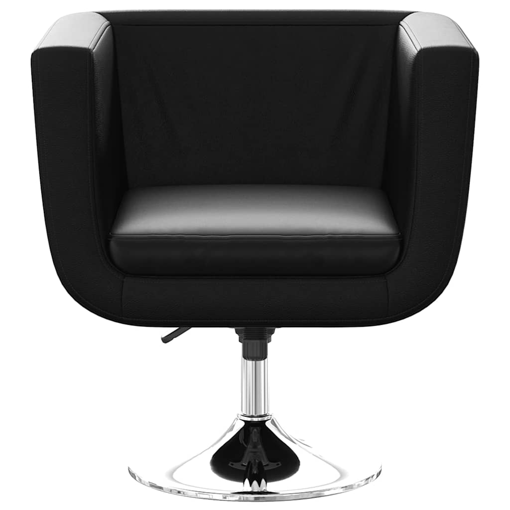 Bar Stool Black Artificial Leather