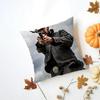 RRip Wheeler Cushion Cover Washable Linen Pillowcase Soft  for Daily Sofa Bed Home Room Decor