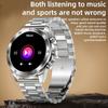 Умные часы со стальной полосой 1,43 дюйма Bluetooth спортивные часы с пульсометром браслет