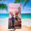 Zootopia Beach Towel Microfiber Bath Towel Kids Cartoon Week Judy Nick Quick Dry Towel