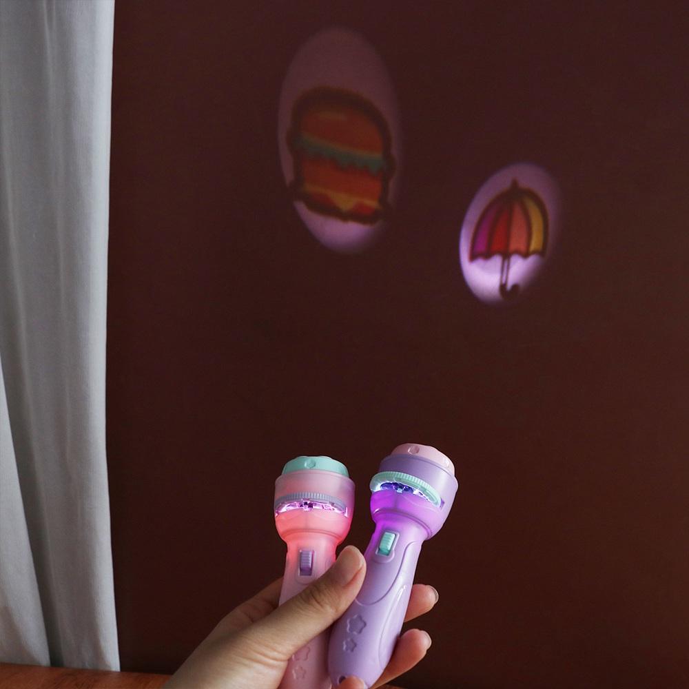 Cognition Baby Projector Torch Early Educational Children Luminous Toys Kindergarten