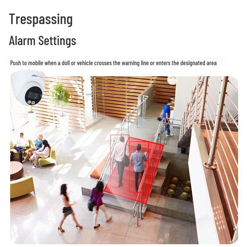 Dahua DH-IPC-HDW2443T-A-IL 4MP Full-Color PoE Security Camera CN plug (adapter included)